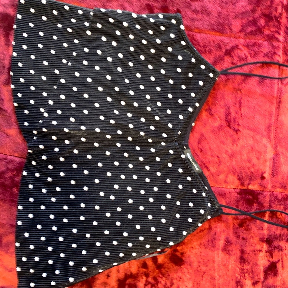 Kendall and Kylie Polka dot tank top